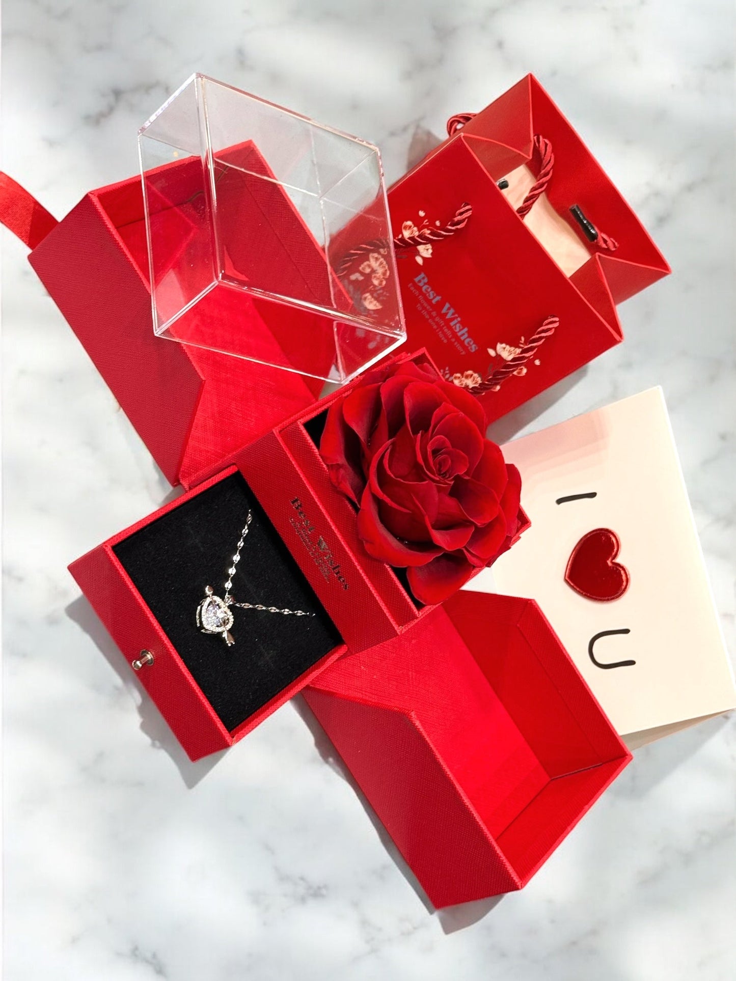 Rose éternelle personnalisée