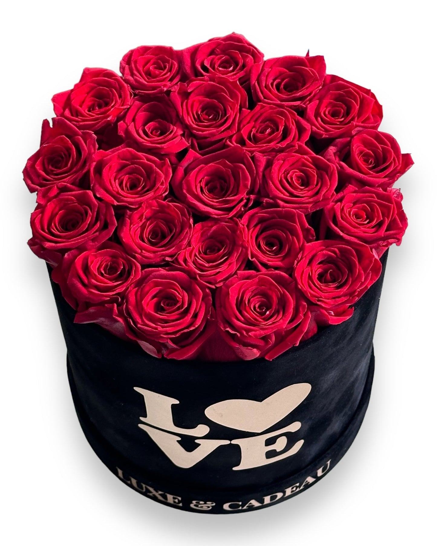 Collection bouquets roses éternelles 100% naturelle • BOX VELVET •