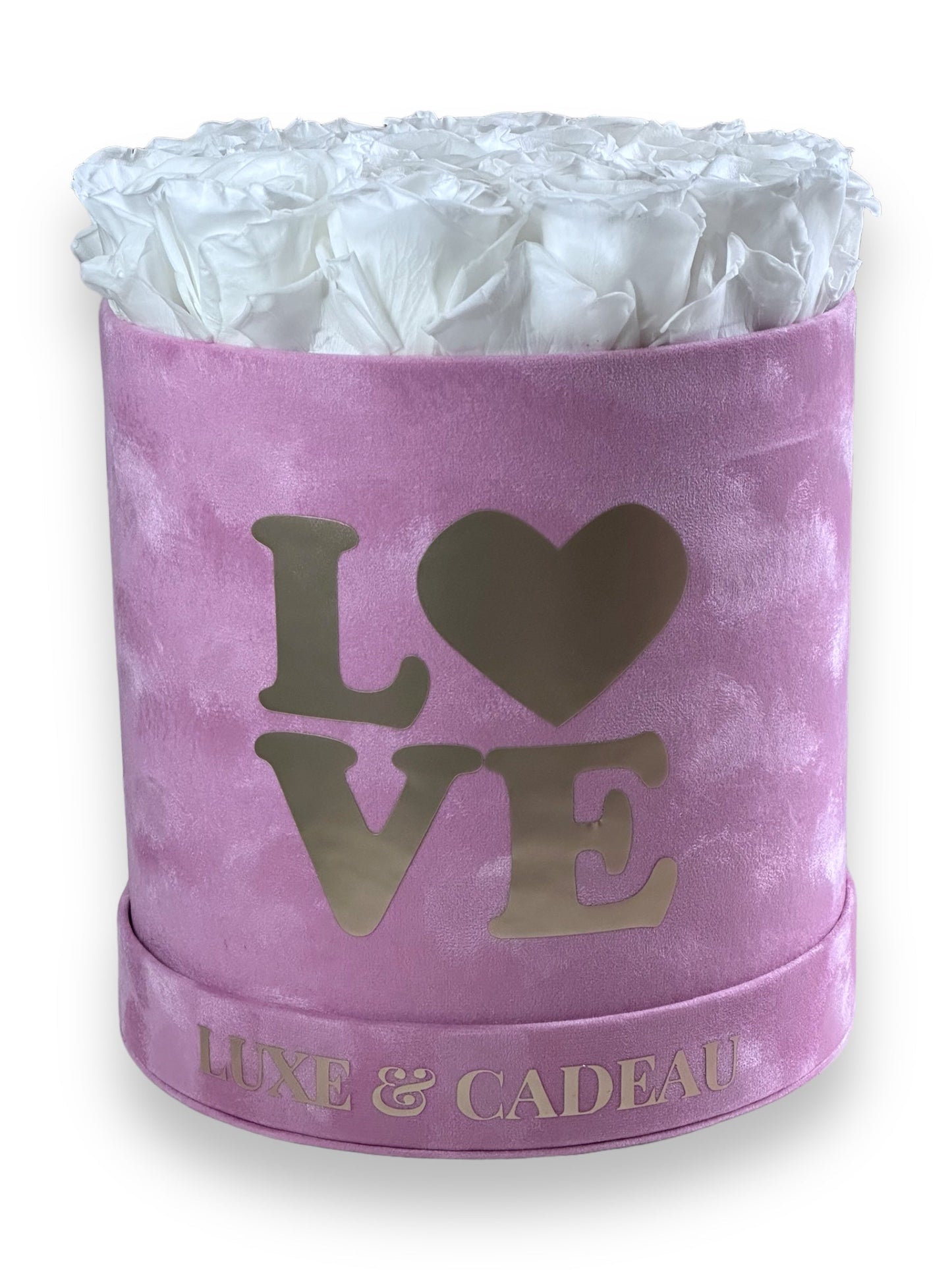 Collection bouquets roses éternelles 100% naturelle • BOX VELVET •