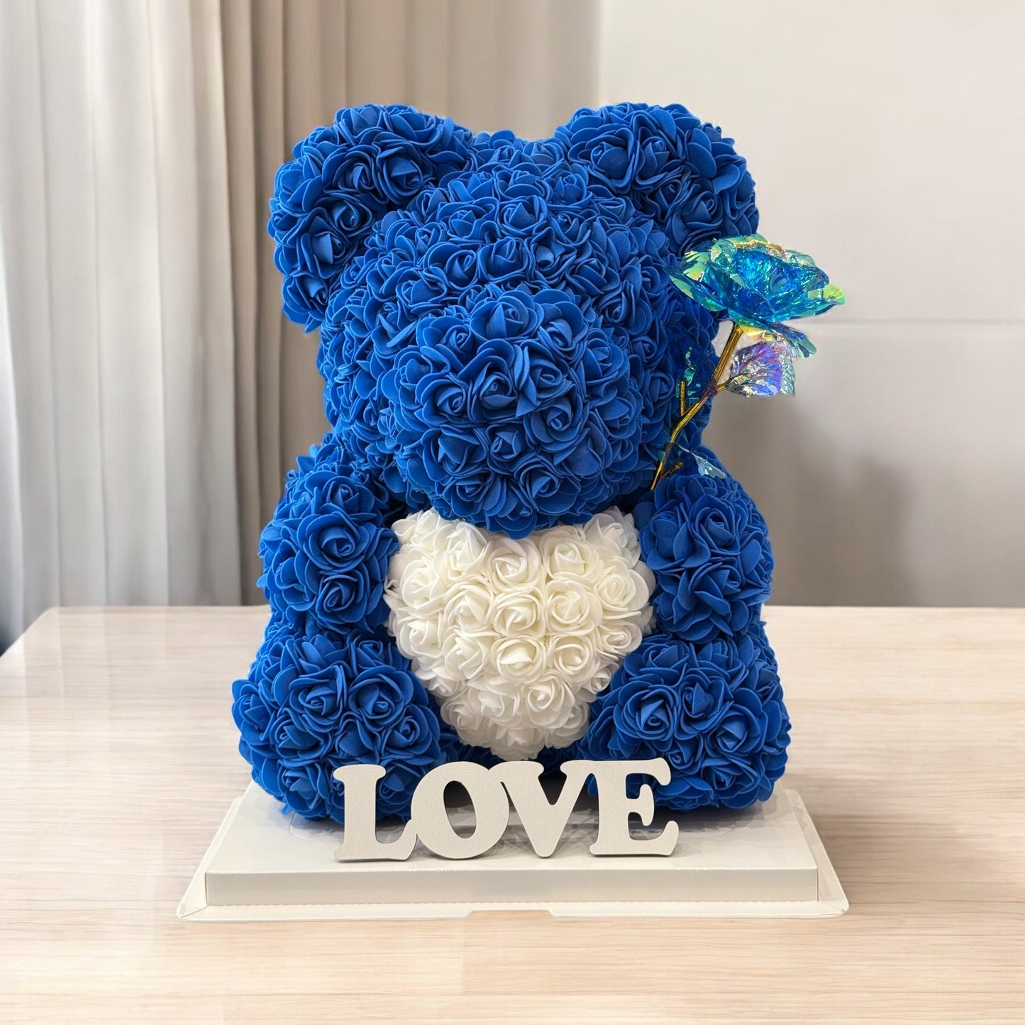 Ours en Roses – Cadeau Romantique et Élégant pour Toutes les Occasions