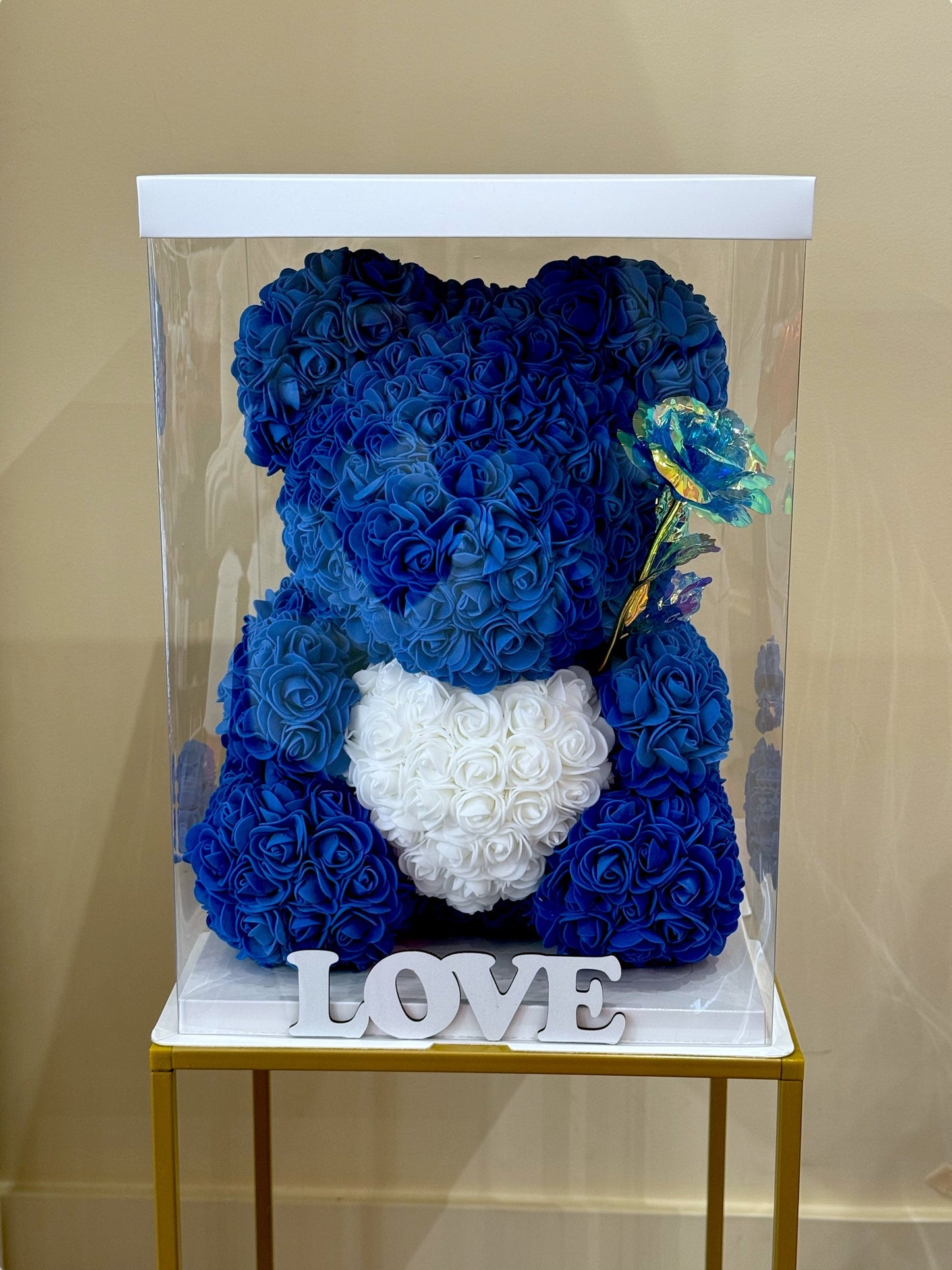 Ours en Roses – Cadeau Romantique et Élégant pour Toutes les Occasions