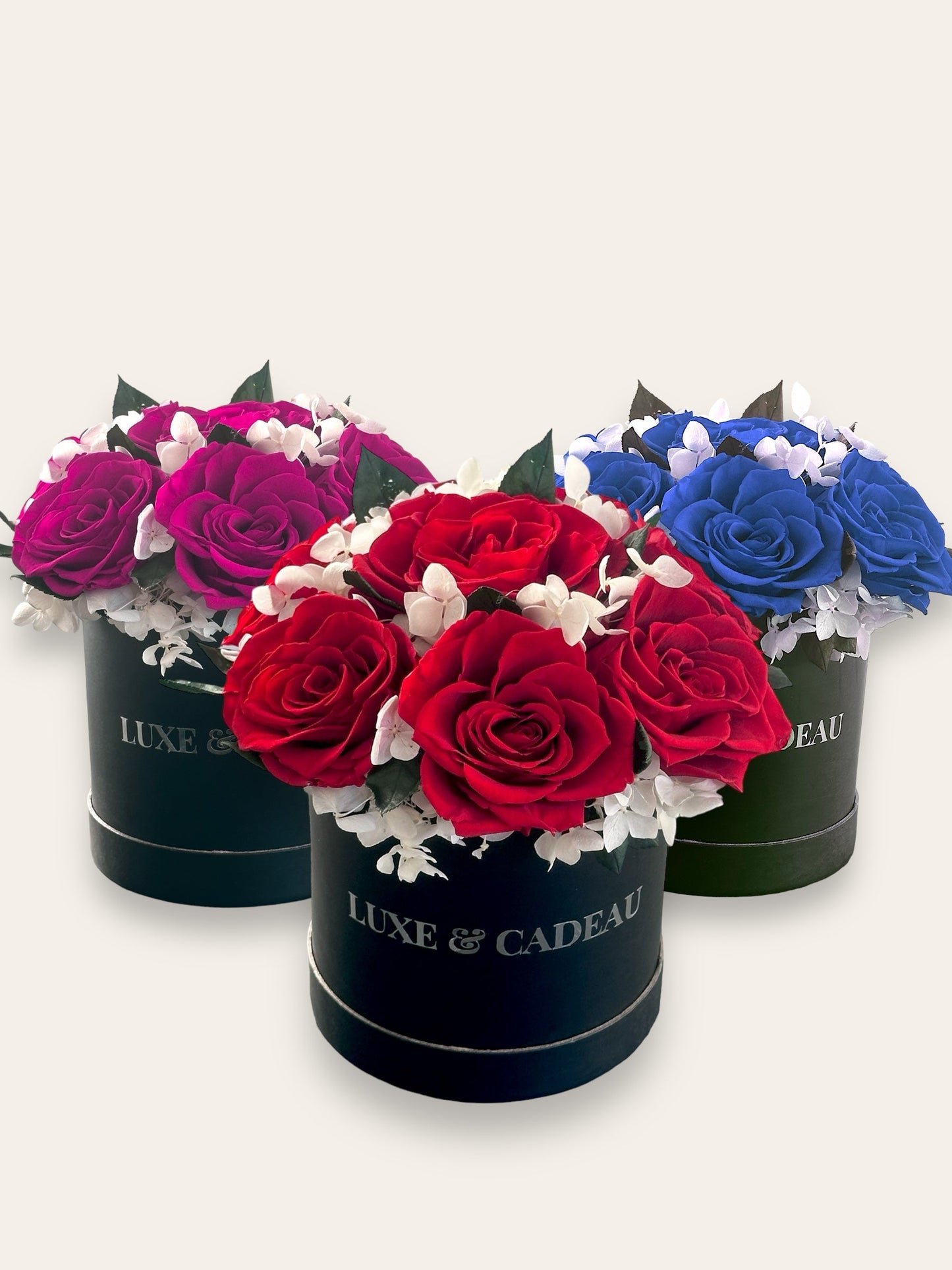 Bouquet roses éternelles 100% naturelle
