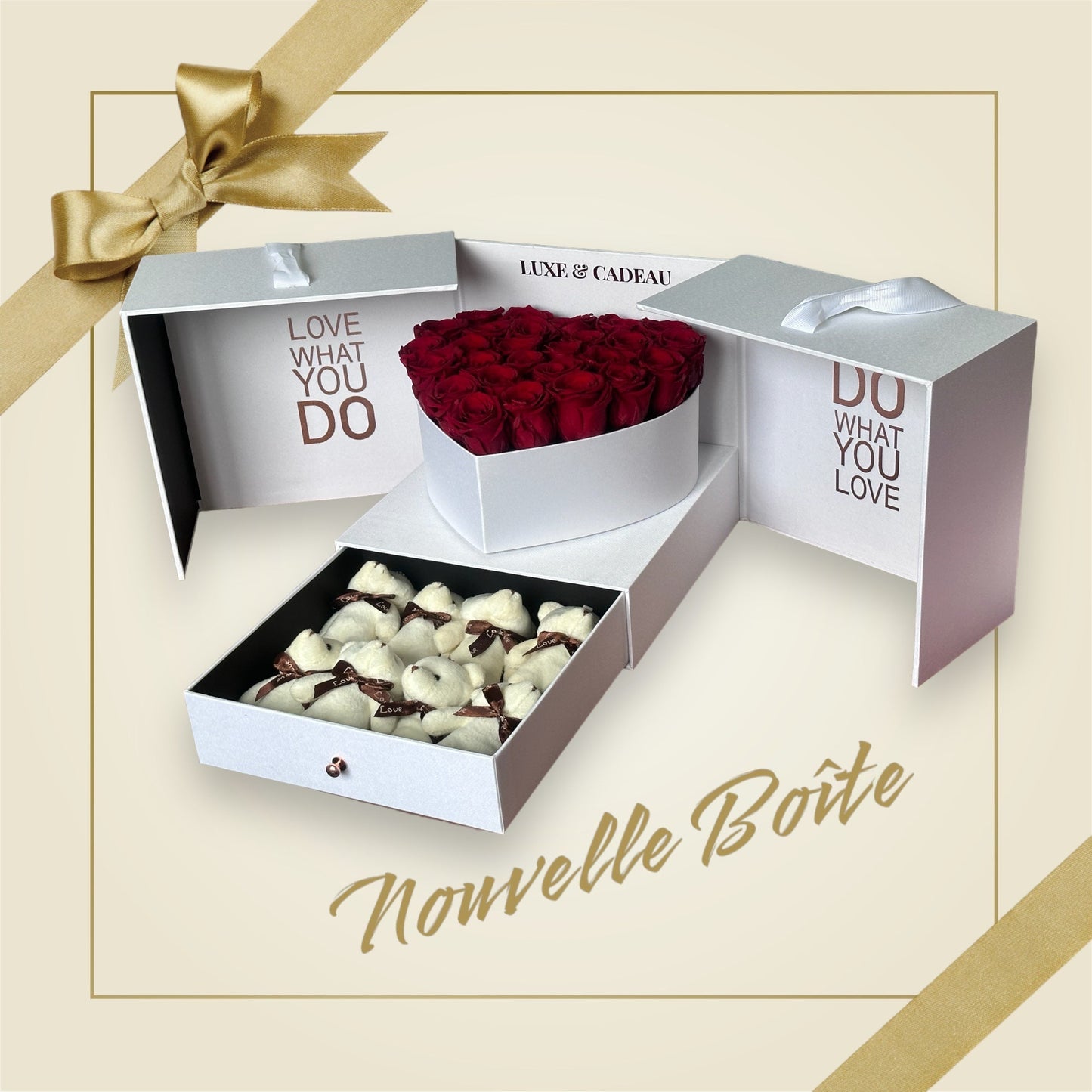 BOUQUET ROSES ÉTERNELLES - SURPRISE