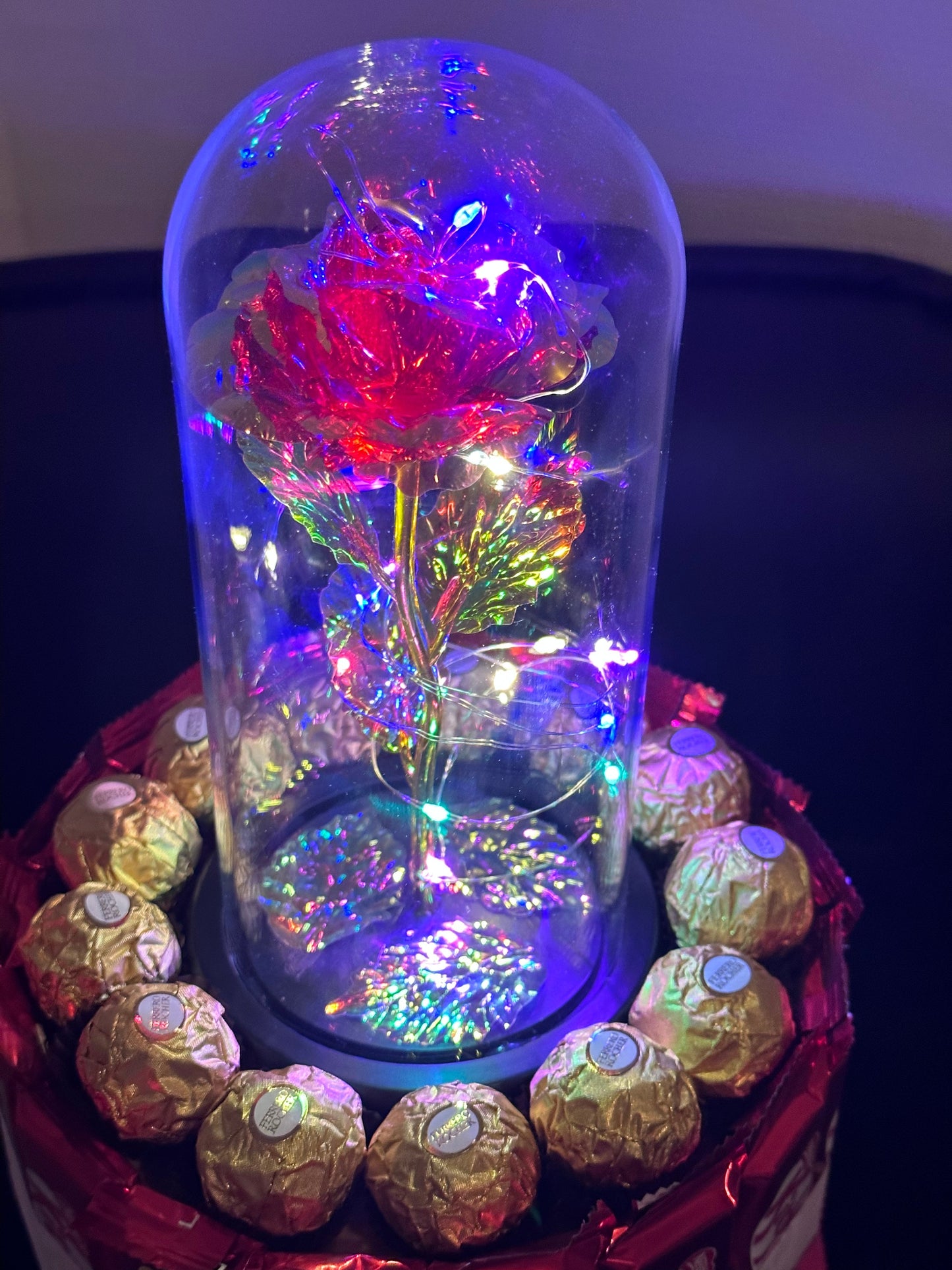 Chocolat box + Golden rose 24 k