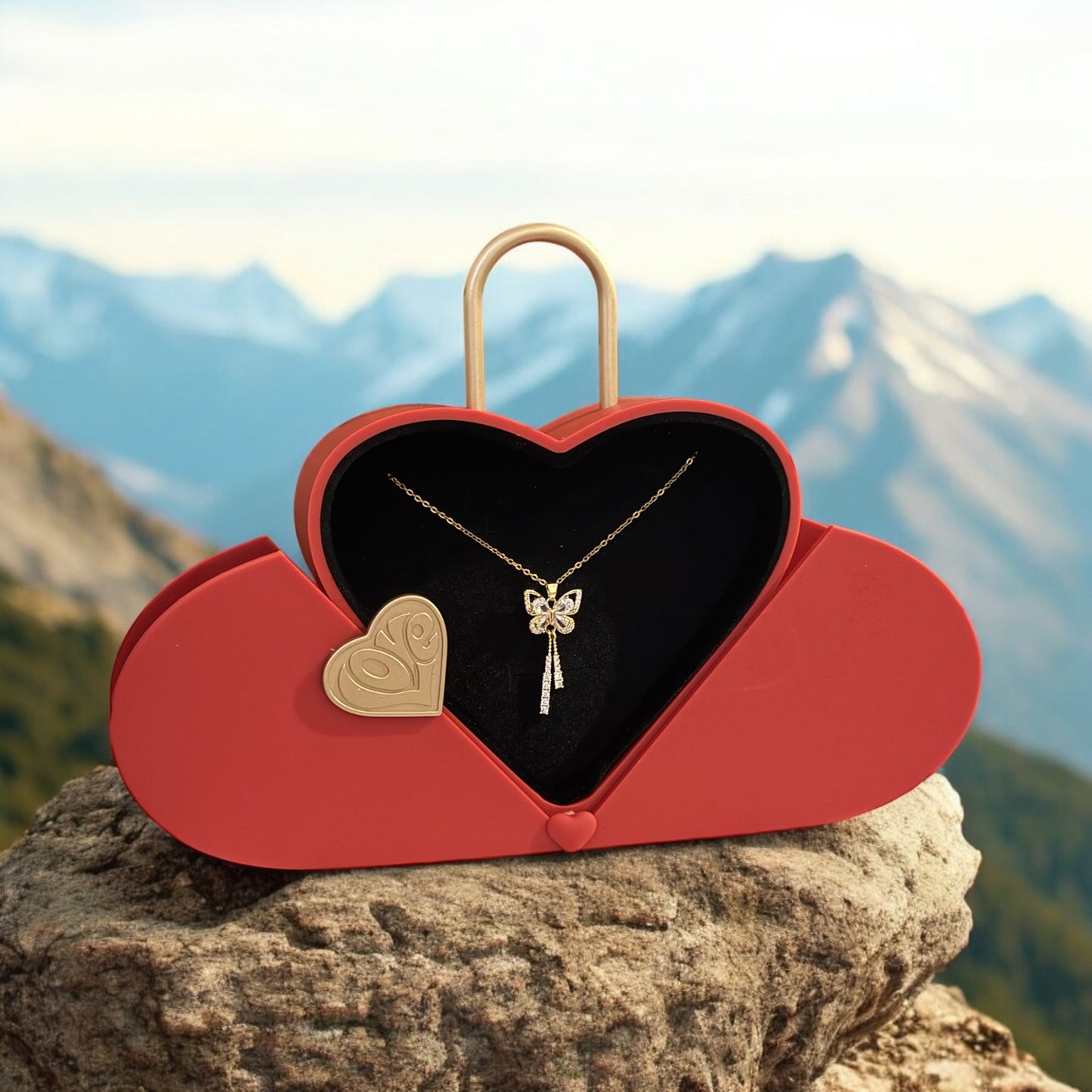 Collier Papillon Éclat Doré – Élégance et Raffinement