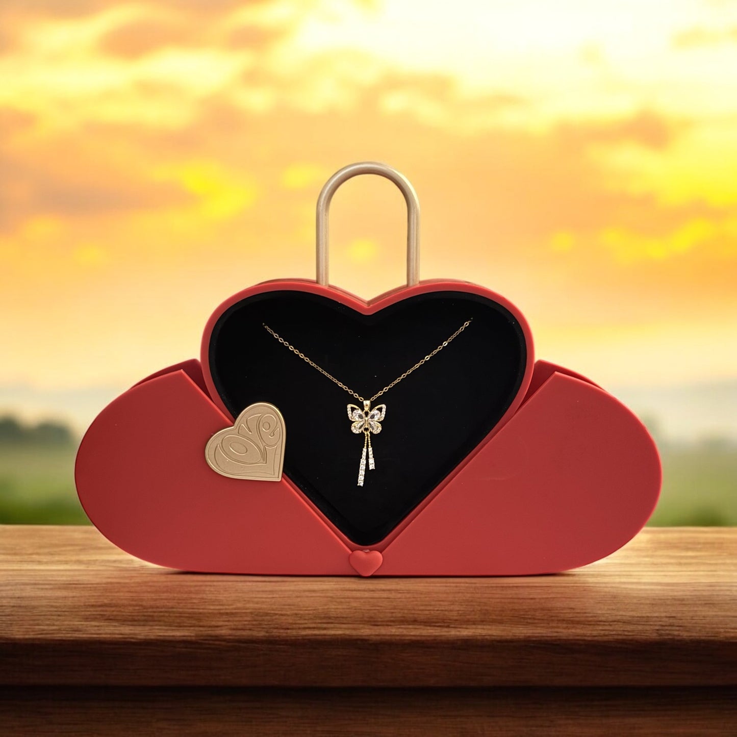 Collier Papillon Éclat Doré – Élégance et Raffinement