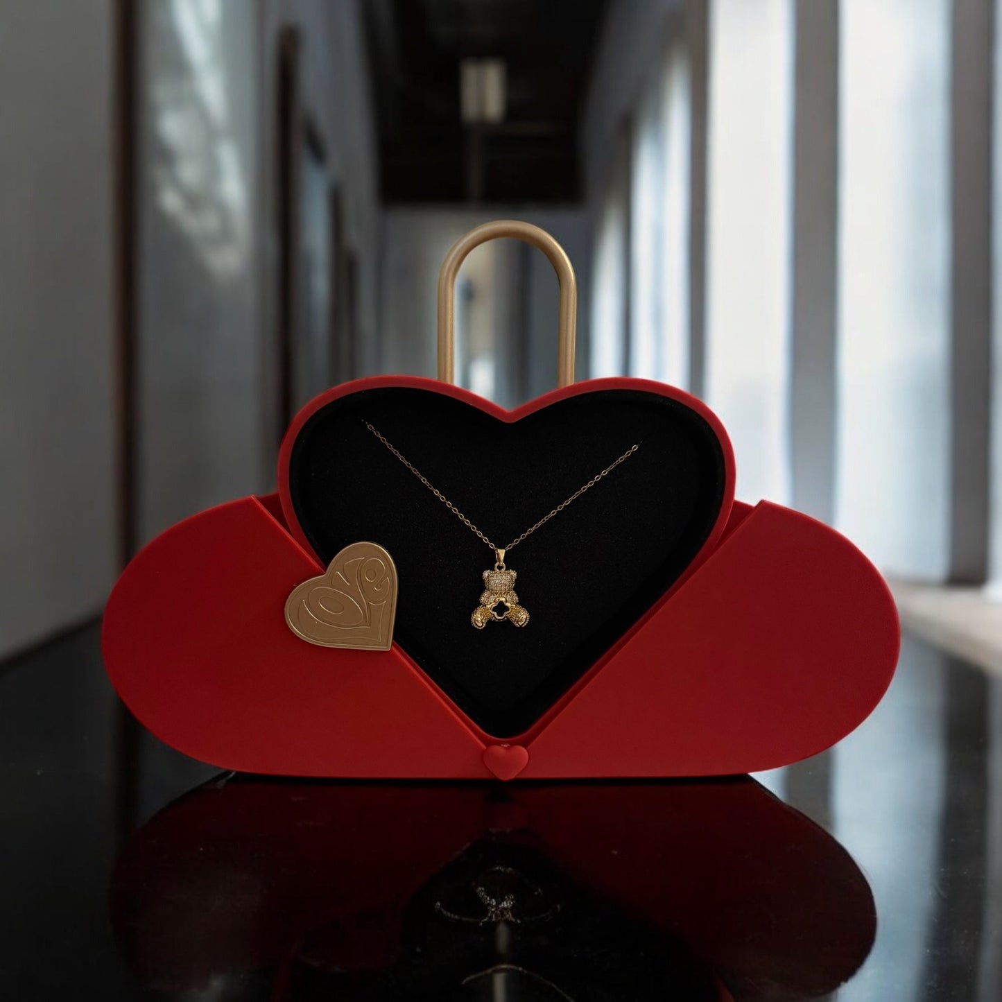 Collier Ours Brillant – Charme et Élégance