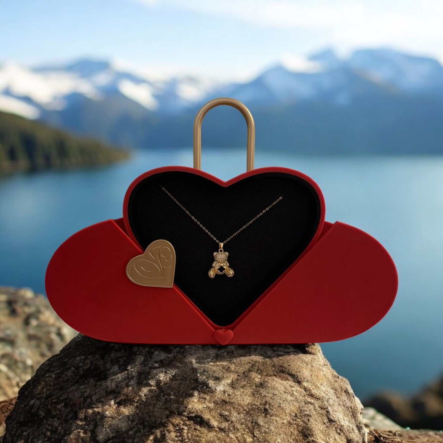 Collier Ours Brillant – Charme et Élégance