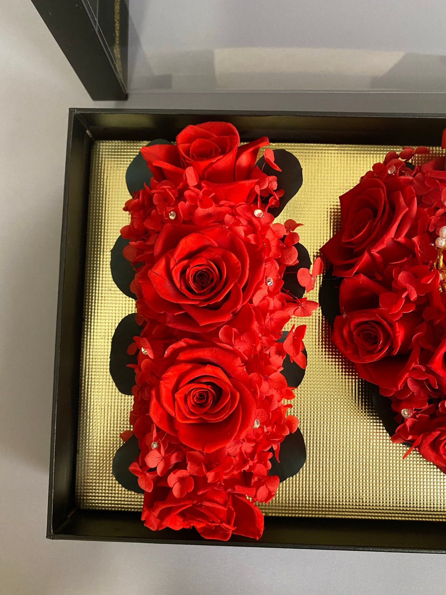 Bouquet roses éternelles 100% naturelle I ♥️U