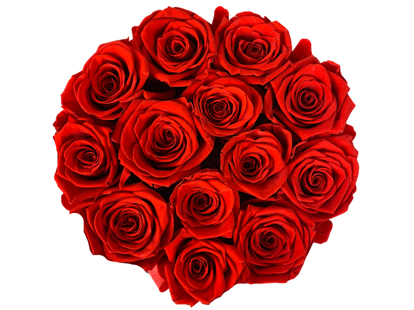 Rose éternelles boîte Ronde personnalisée