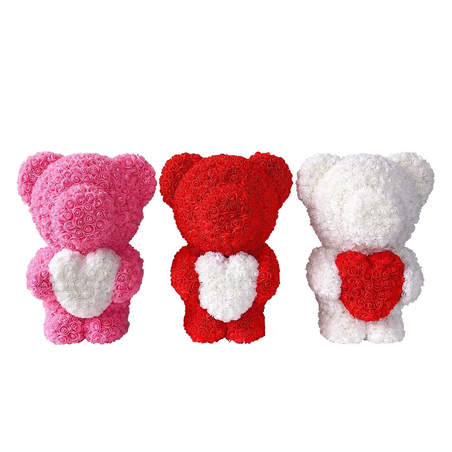 Ourson en rose 55cm