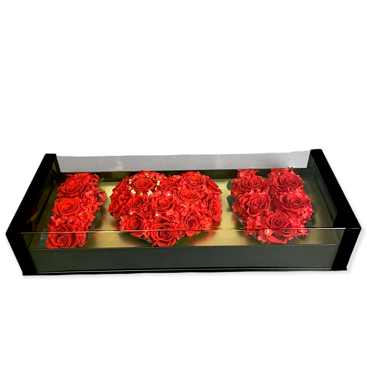 Bouquet roses éternelles 100% naturelle I ♥️U