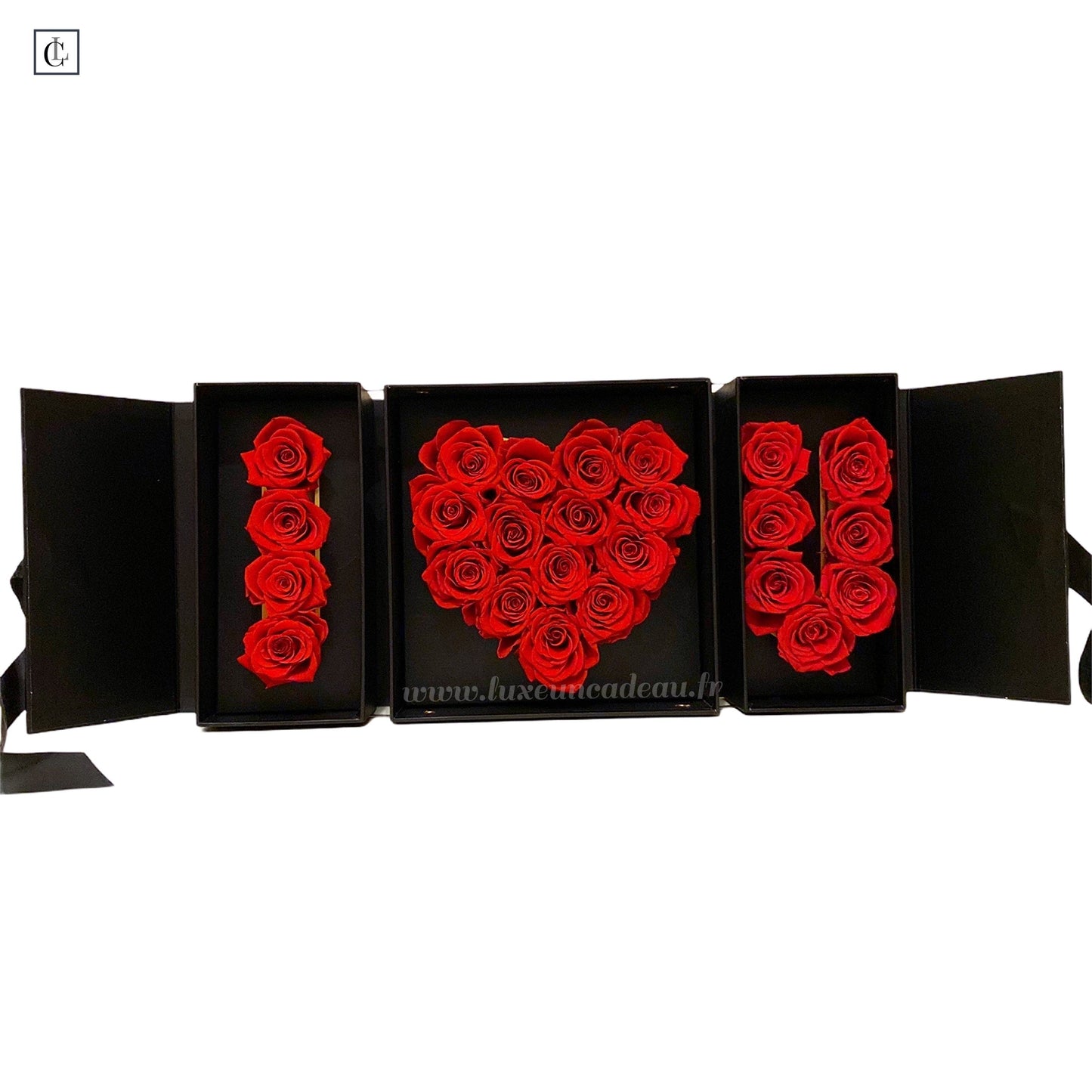 Bouquet roses éternelles 100% naturelle I❤️U