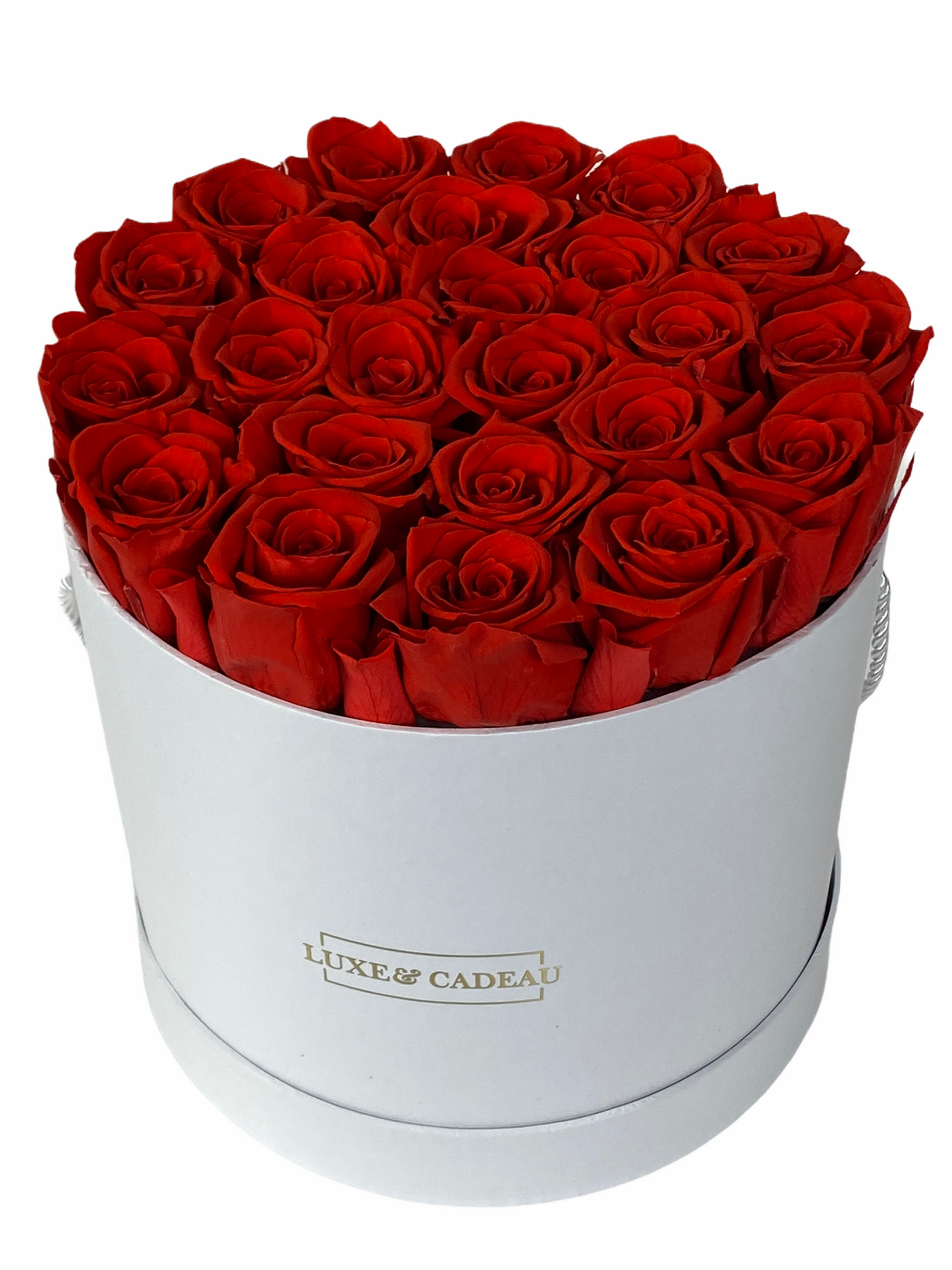 Rose éternelles boîte Ronde personnalisée