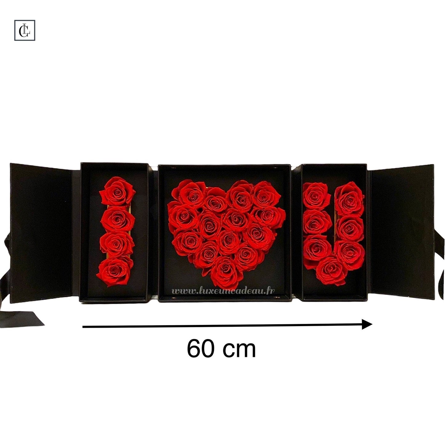 Bouquet roses éternelles 100% naturelle I❤️U