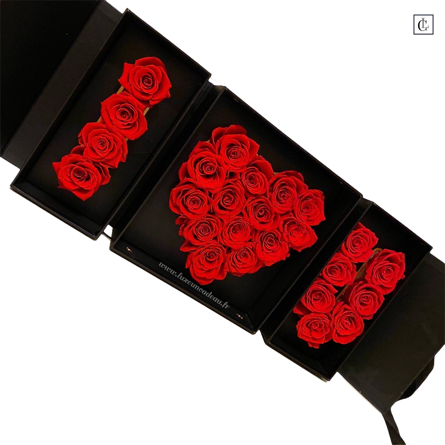 Bouquet roses éternelles 100% naturelle I❤️U
