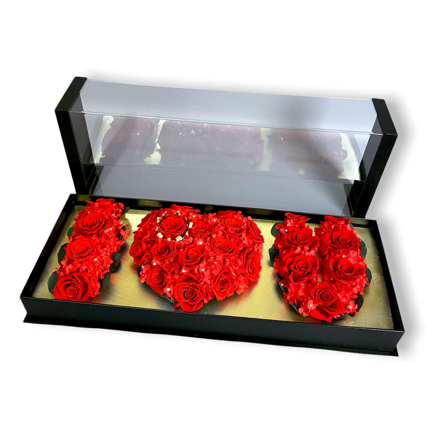 Bouquet roses éternelles 100% naturelle I ♥️U