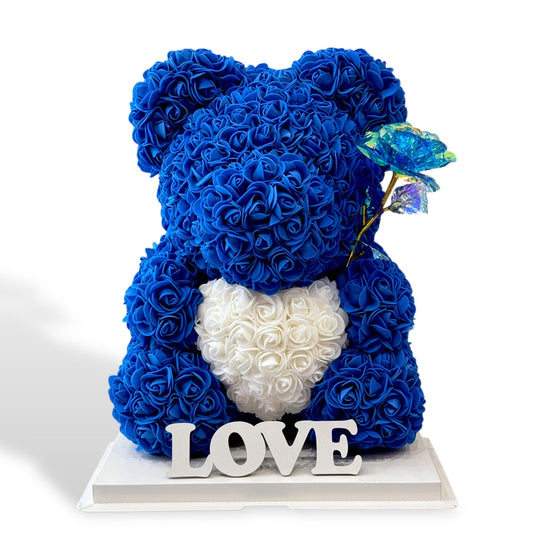 Ours en Roses – Cadeau Romantique et Élégant pour Toutes les Occasions