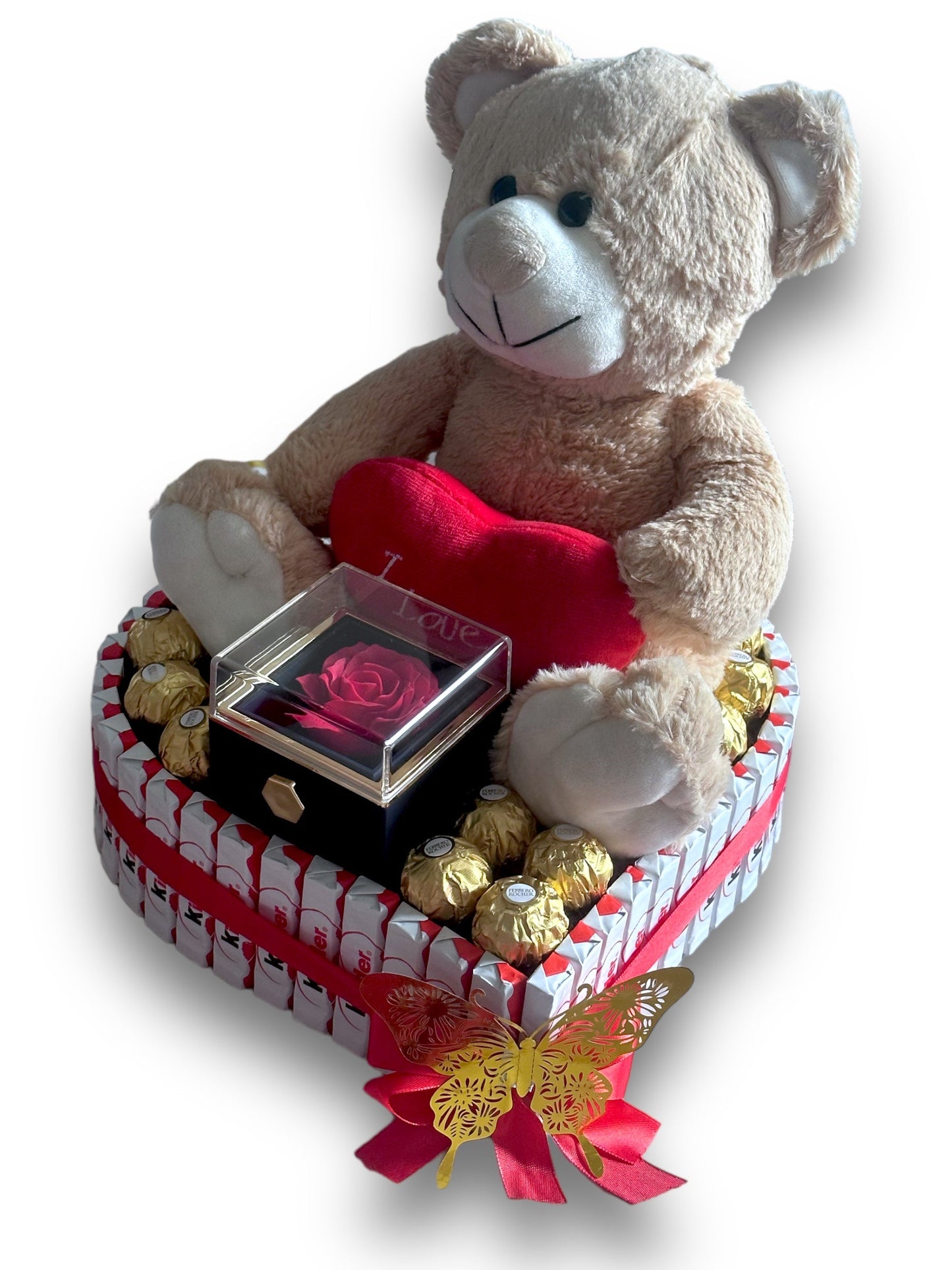 Cœur de chocolat avec nounours