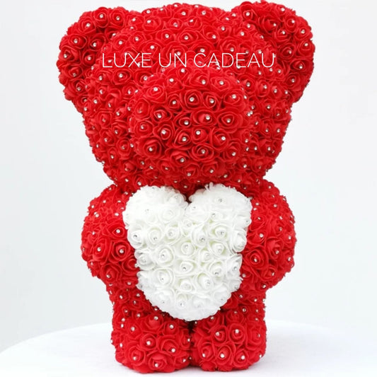 Our son en rose rouge 55cm livraison rapide