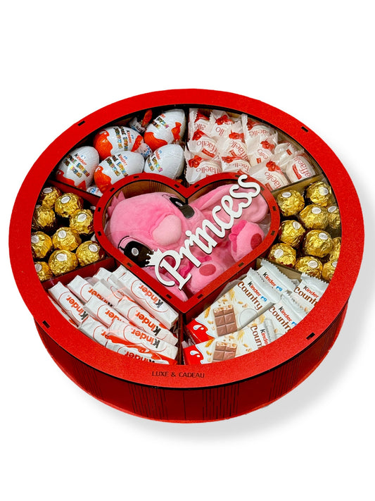 Boîte cadeau en bois “Princess” — Un coffret d’exception pour une personne unique